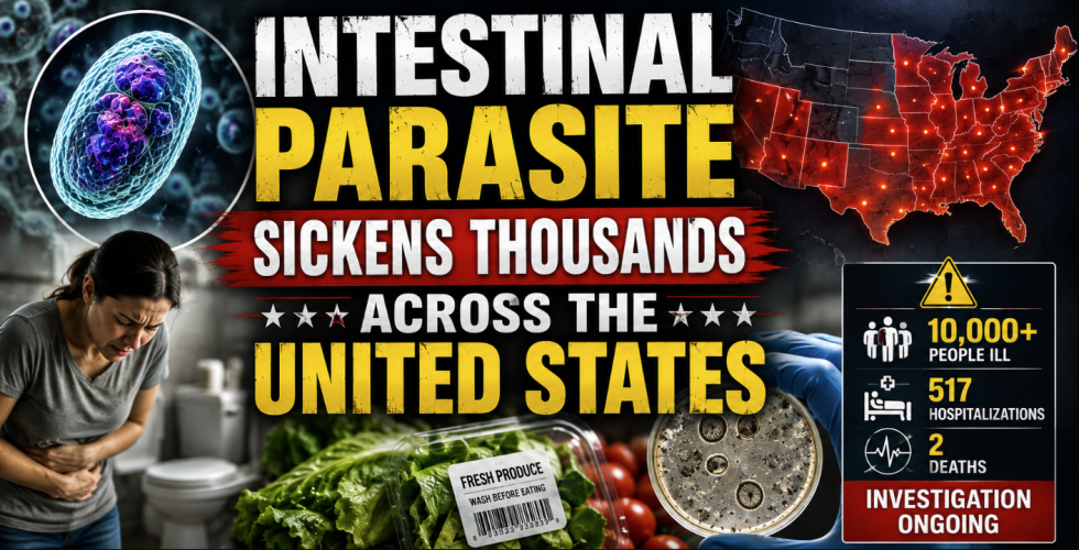 Intestinal Parasite Sickens Thousands Across United States